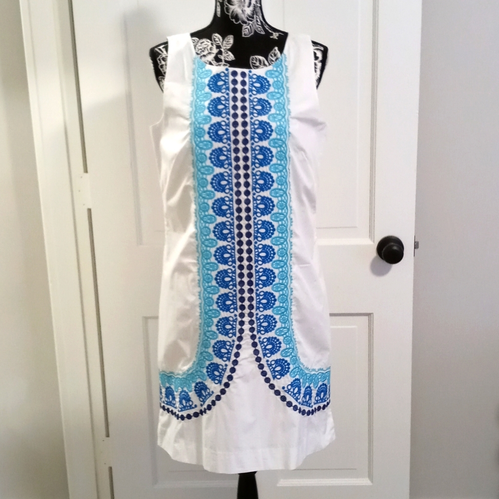 ๐ โต๏ธHTF Lilly Pulitzerโต๏ธ - Stephanie Embroidered Shift Dress